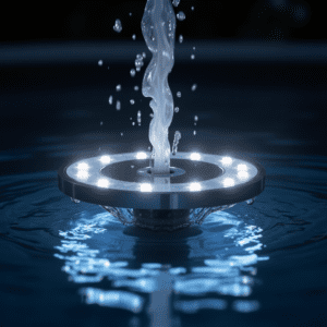 چراغ دور فواره‌ای