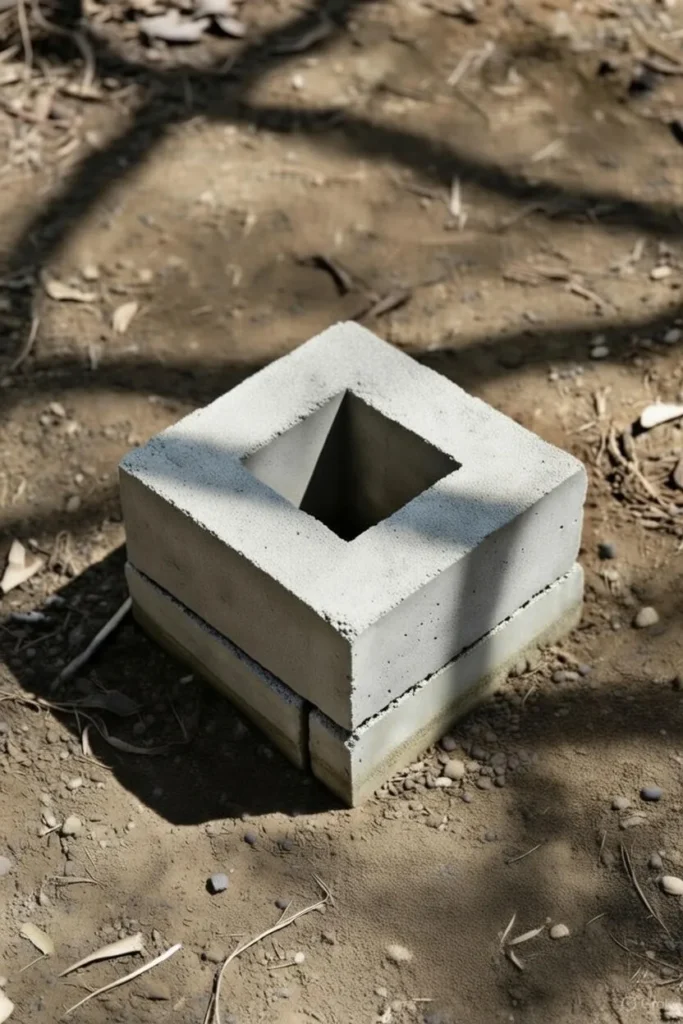 نقشه اتوکد فونداسیون پایه روشنایی