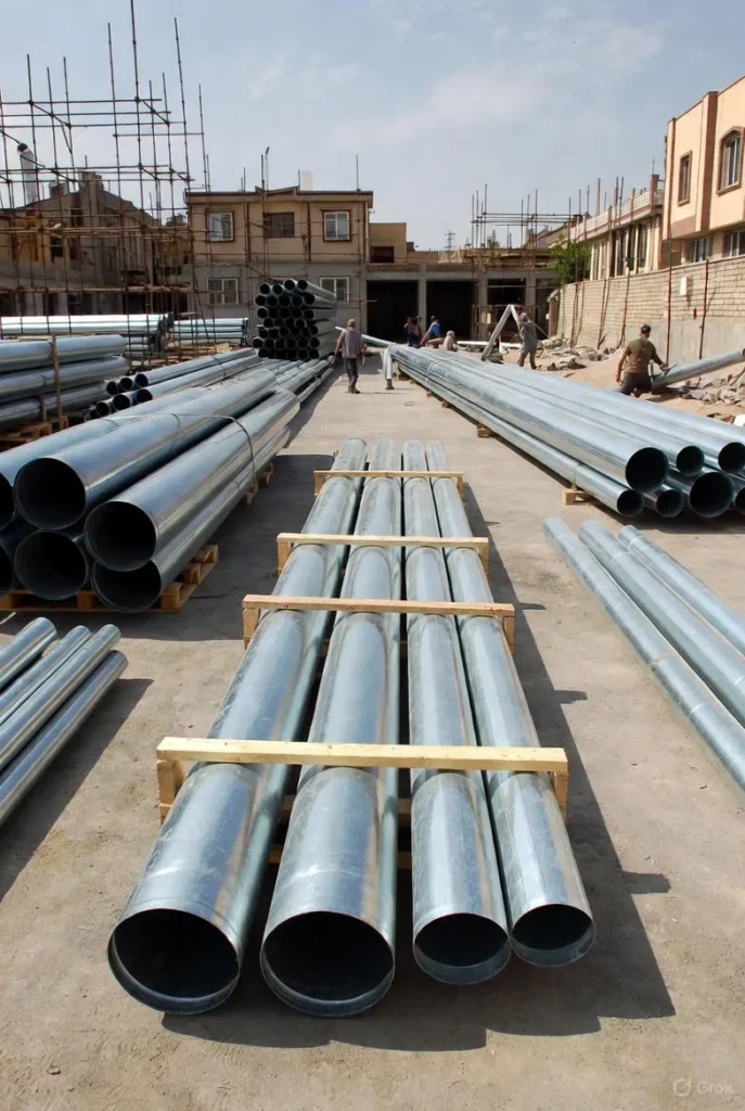 تفاوت لوله گالوانیزه گرم و سرد